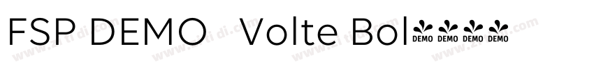 FSP DEMO   Volte Bol字体转换